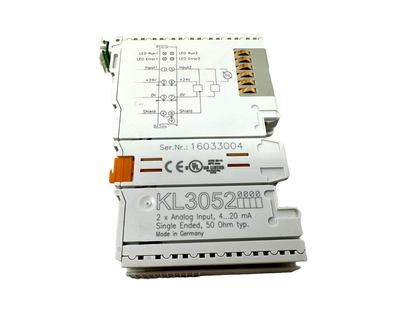 used Beckhoff KL3052 Analog Input Module - BECKHOFF