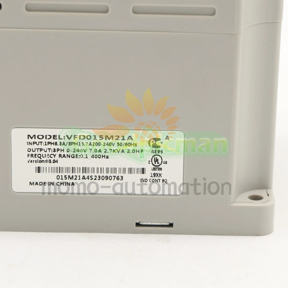 Delta VFD015M21A Frequency Converter 1.5KW 230V 1Pcs/