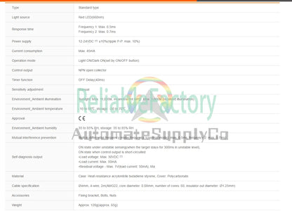 Autonics BF4R Fiber Optic Sensors NPN 1PCS #CO