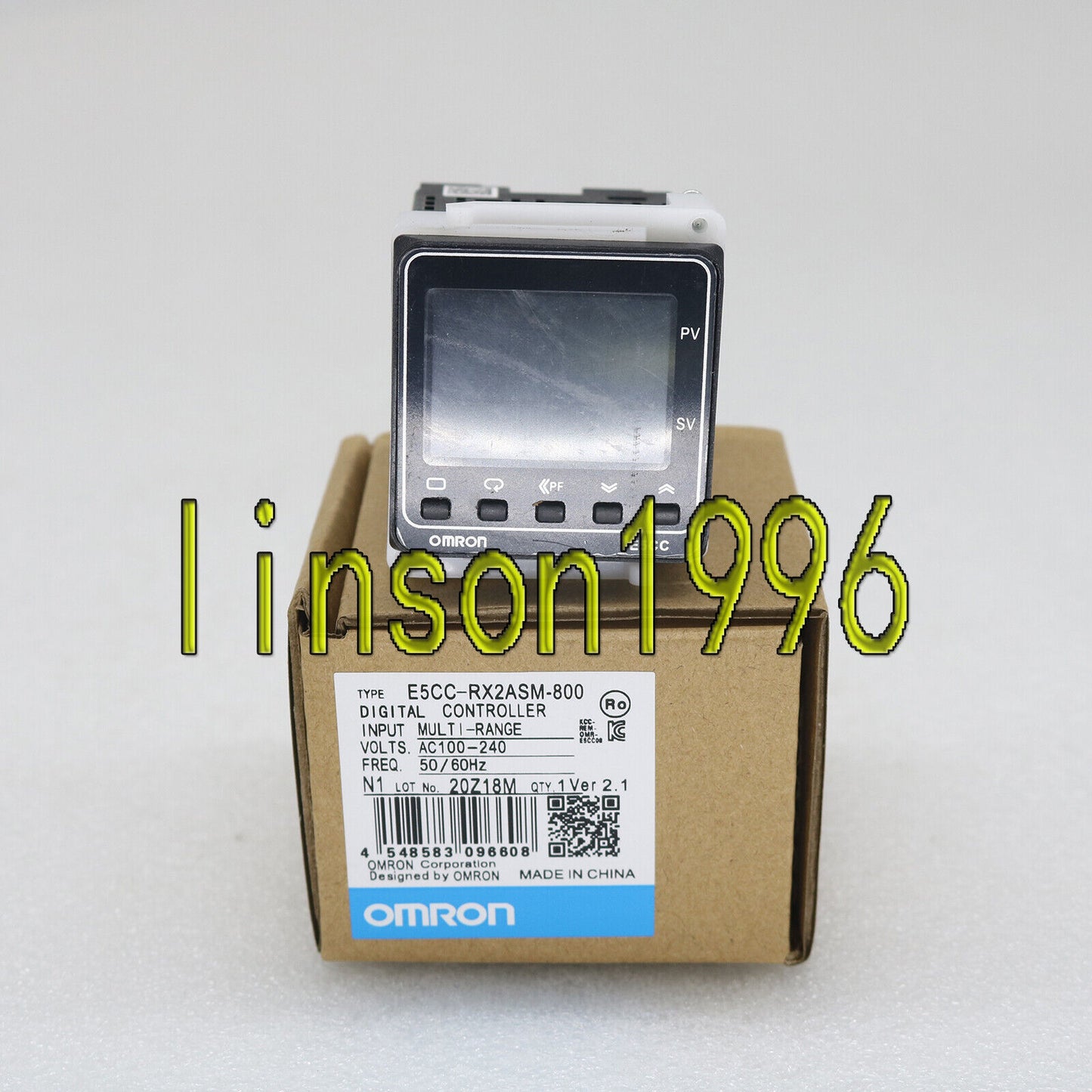 ONE OMRON Temperature Controller E5CC-RX2ASM-800 100-240VAC - OMRON