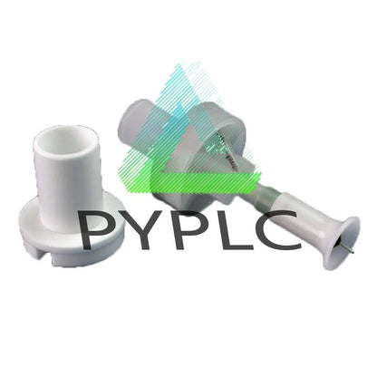 2PCS Electrostatic Powder Coating Flat and Round Nozzle for 02 Spray Gun
