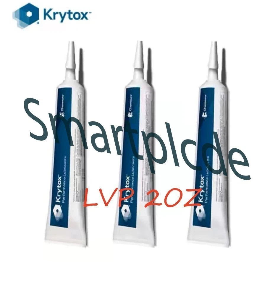 1PCS Krytox High Temperature Perfluoropolyether Lubricant LVP 2OZ (57g)