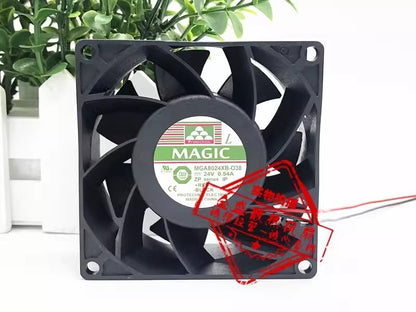 MAGIC MGA8024XB-O38 DC24V 0.54A 8CM 2-wire high airflow cooling fan