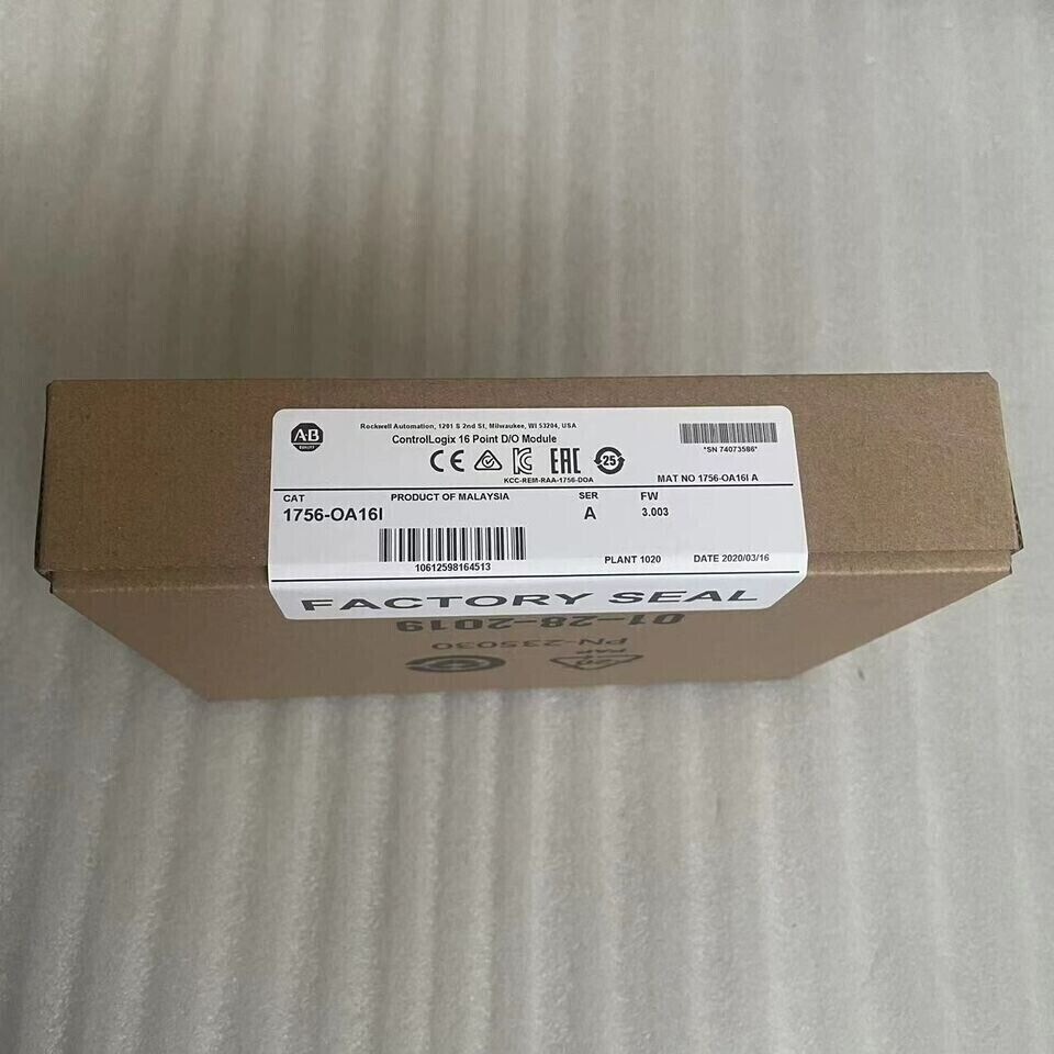 Factory Sealed AB 1756-OA16I ControlLogix 16 Point Module 1756OA16I - CONTROL LOGIX