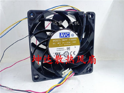 AVC DBPF1238B8G 12038 48V 4.50A high wind volume aluminum frame cooling fan