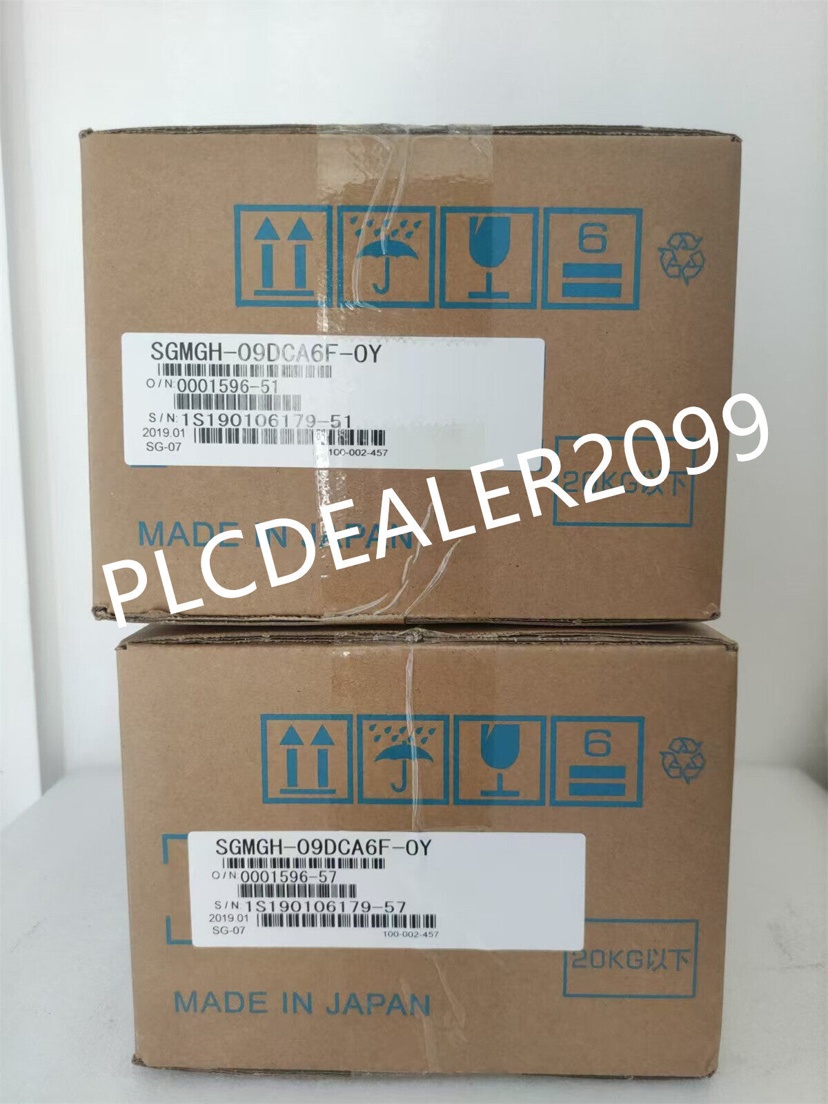 1PC Yaskawa SGMGH-09DCA6F-OY Servo Motor In Box ping