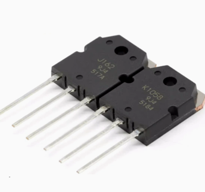 NEC 2SJ162 & 2SK1058 Transistor Crystal Tubes - NEC