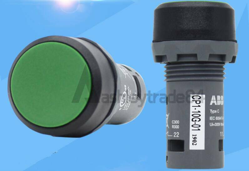 new 1PC ABB CP1-10G-01 CP110G01 PushButton Switch 1NC Green