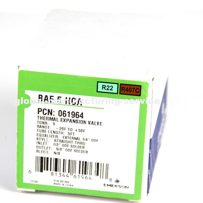 New Emerson BAE 5 HCA Thermal Expansion Valve: Thermal expansion valve with high efficiency and durability for industrial applications - EMERSON