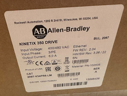 Allen-Bradley Kinetix 350 3.0kW Servo Drive - ALLEN-BRADLEY