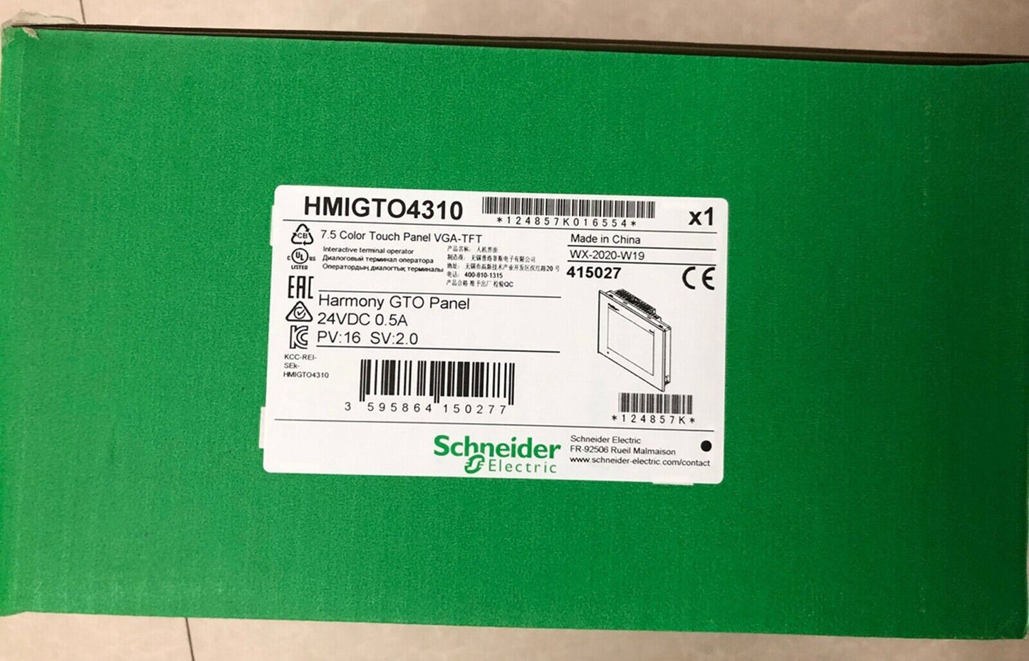 Schneider Touch Screen HMIGTO4310 | New In Box | Touchscreen | Schneider Mobile | High Definition - SCHNEIDER