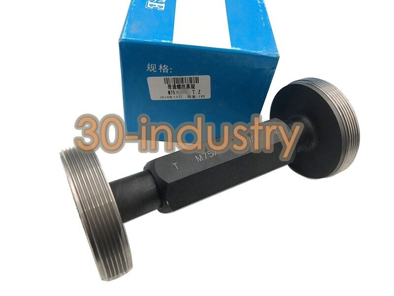 New M75 x 1 Thread Plug Gauge - Precision Measurement Tool - Generic Manufacturer