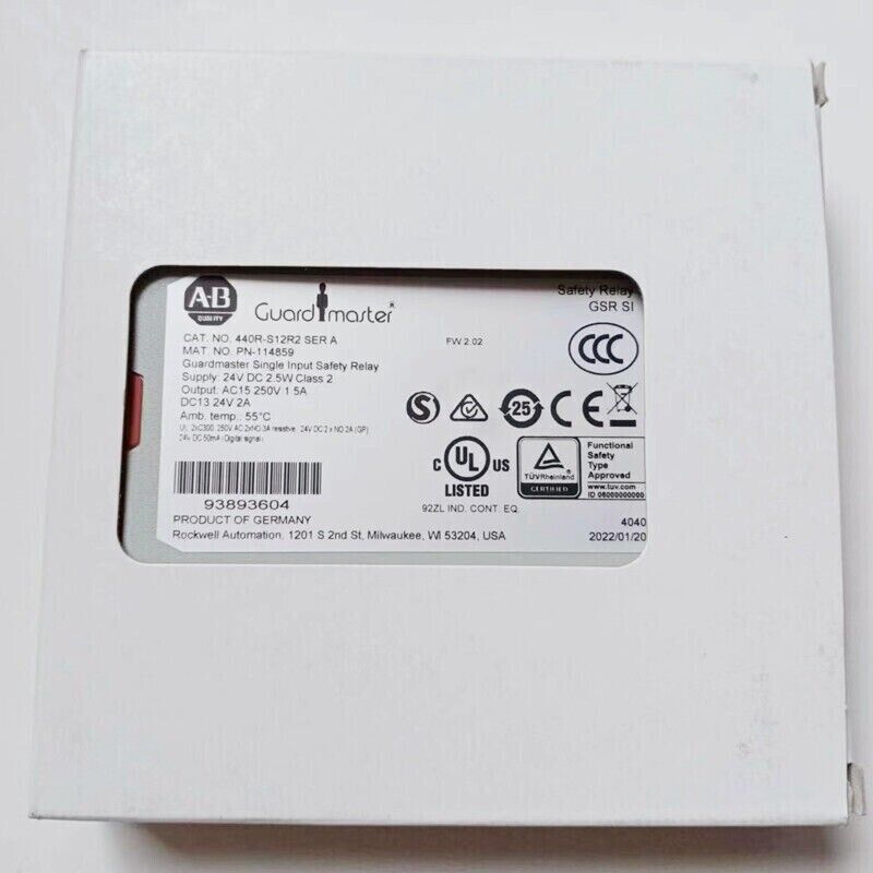 2023 New 440R-S12R2 Allen-Bradley Safety Continuor 440RS12R2 - ALLEN-BRADLEY