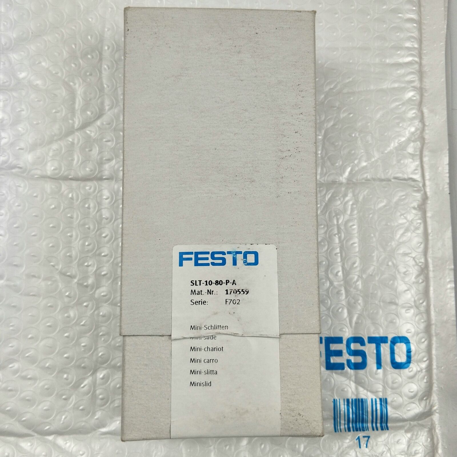 Festo SLT-10-80-P-A Precision Slide Cylinder - FESTINGMBH