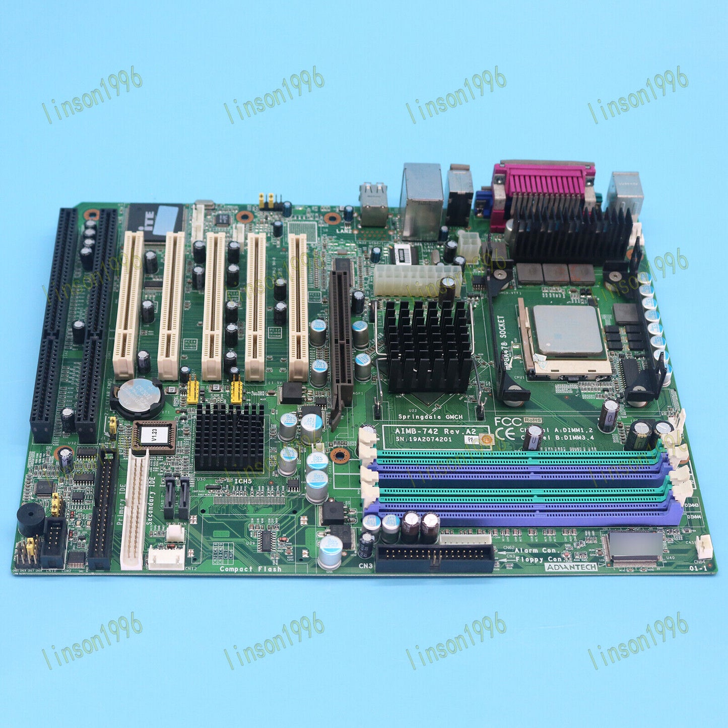 Advantech Industrial Test Unit AIMB-742 Rev.A2 - ADVANTECH
