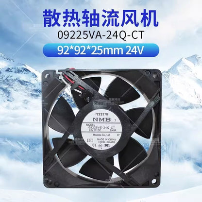 NMB 09225VA-24Q-CT DC24V 0.49A 3-Wire Silent Cooling Fan
