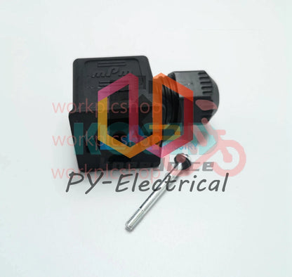 MPM B-12 DIN43650A junction box solenoid valve bellows plug C18309N22 21D