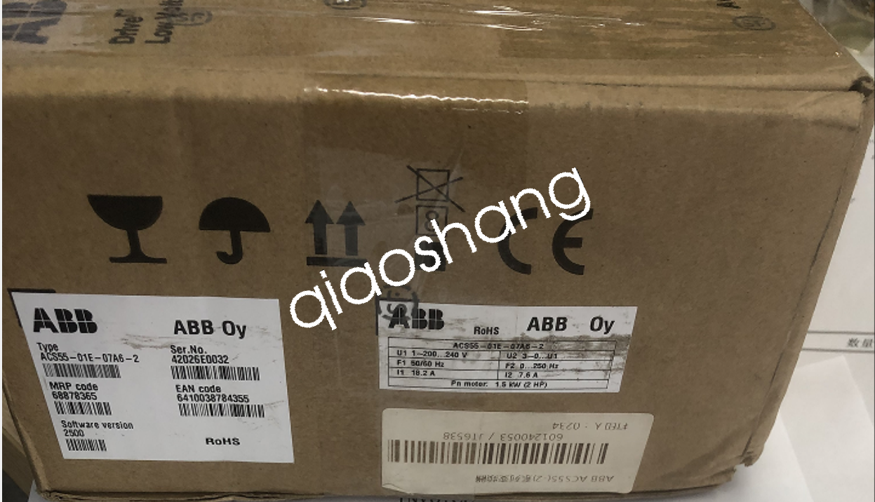 new 1PCS ABB Inverter ACS55-01E-07A6-2 AC200V~240V 1.5KW - ABB