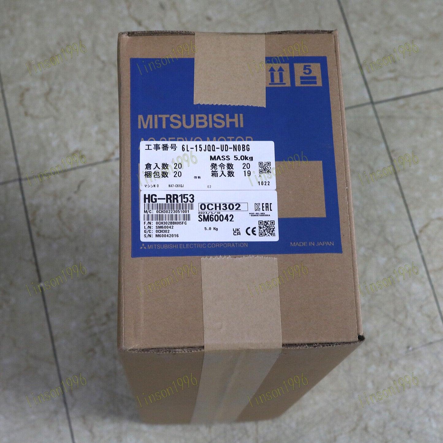 Mitsubishi HG-RR153 AC Servo Motor in a Box, 1-Year Warranty - MITSUBISHI