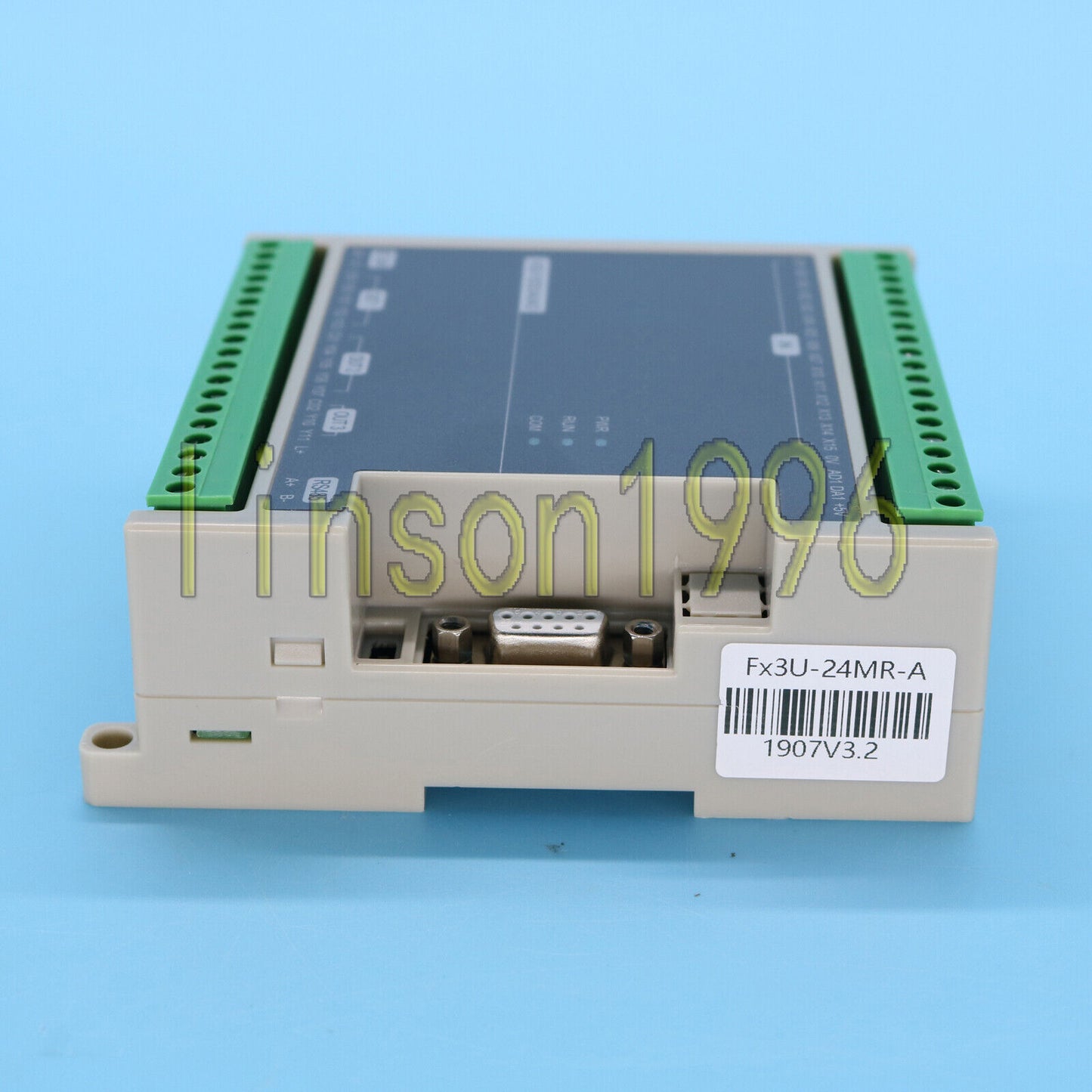 Mitsubishi FX3U-24MR High-Speed Control Board + Cable for PLC - MITSUBISHI