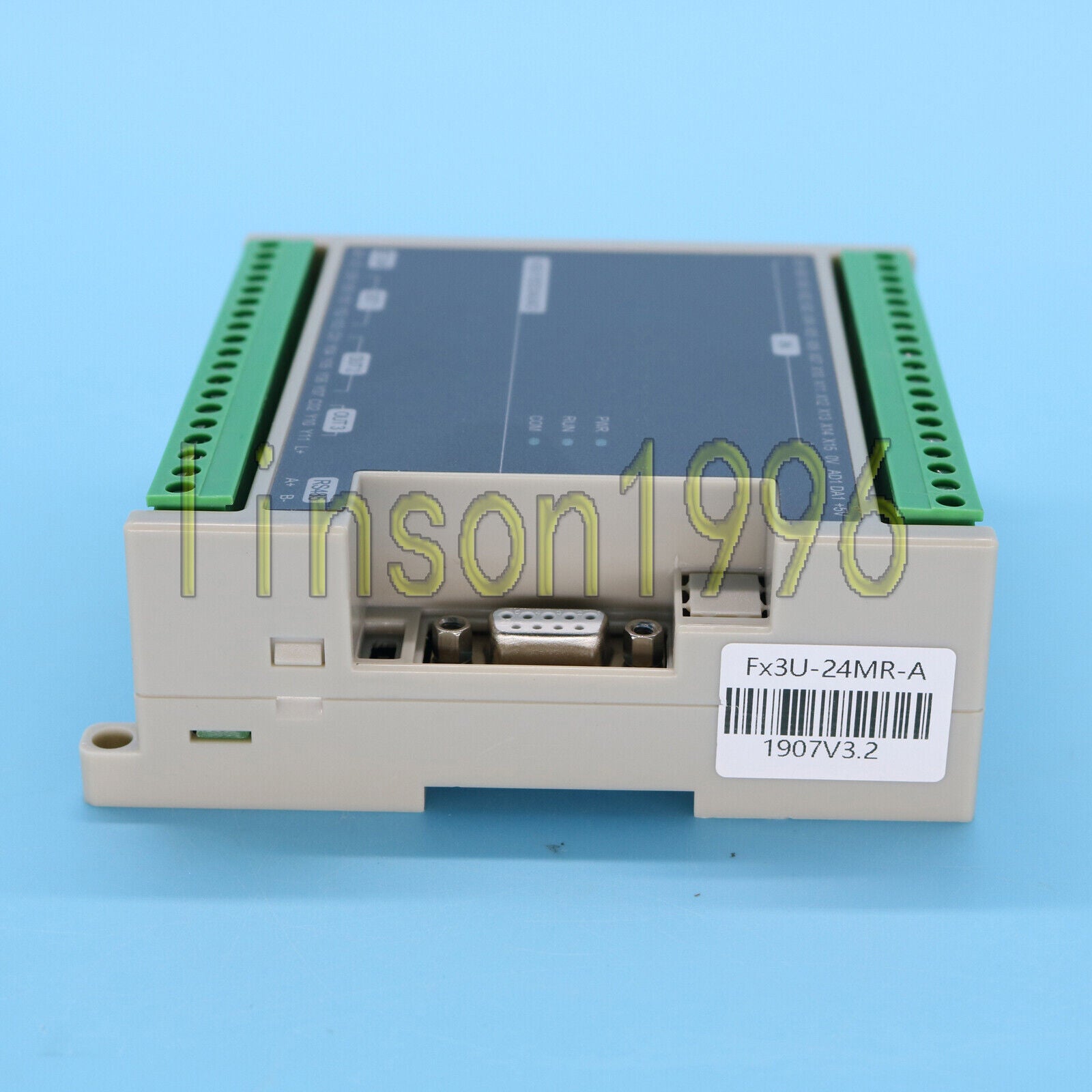 Mitsubishi FX3U-24MR High-Speed Control Board + Cable for PLC - MITSUBISHI