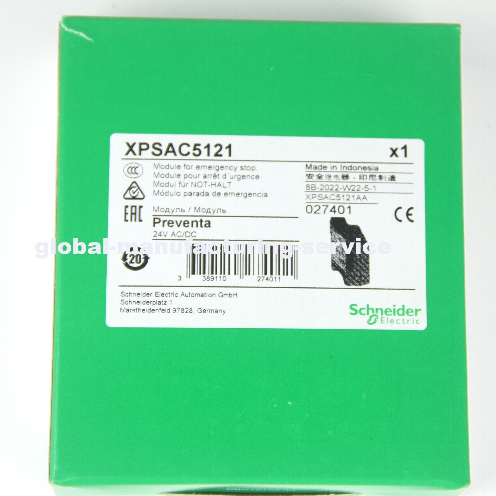 new SCHNEIDER XPSAC5121 - SCHNEIDER