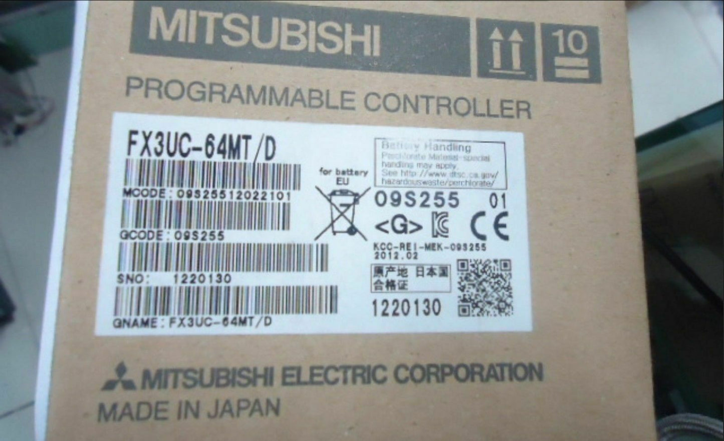 Mitsubishi programmable controller FX3UC-64MT/D - MITSUBISHI
