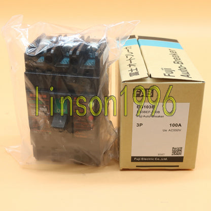 new One FUJI Circuit Breaker EG103B 3P 100A - FUJI