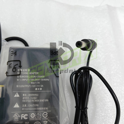 1PCS SWITCHING ADAPTER POWER SUPPLY~ SUN-1200500 12V 5A