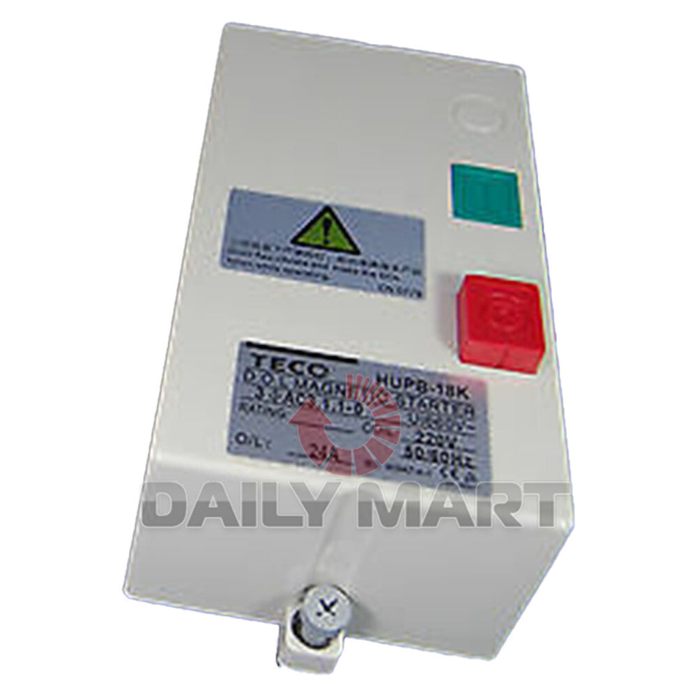 TECO HUPB-18K Control Motor Magnetic Starter 17-24A 380VAC 3Phase