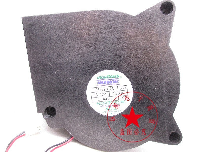 MECHA TRONICS B1232H12B BSR DC 12V 0.800A Turbo Blower Cooling Fan