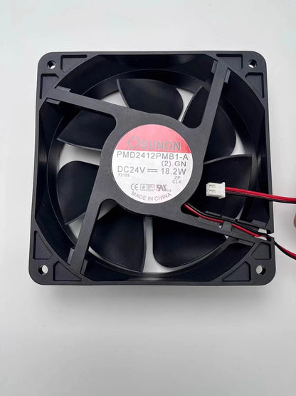 SUNON PMD2412PMB1-A 12038 DC24V 18.2W 12CM 2-Pin Inverter Silent Cooling Fan