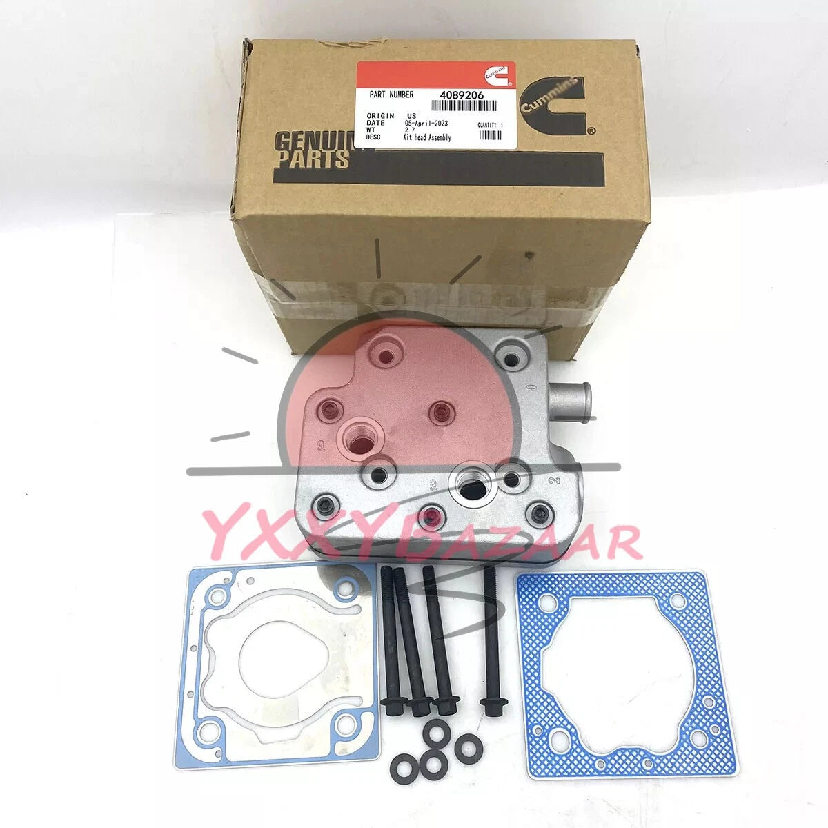 Air Brake Cylinder Head Compressor 4089206 Fit for Cummins ISX QSC 9111539212
