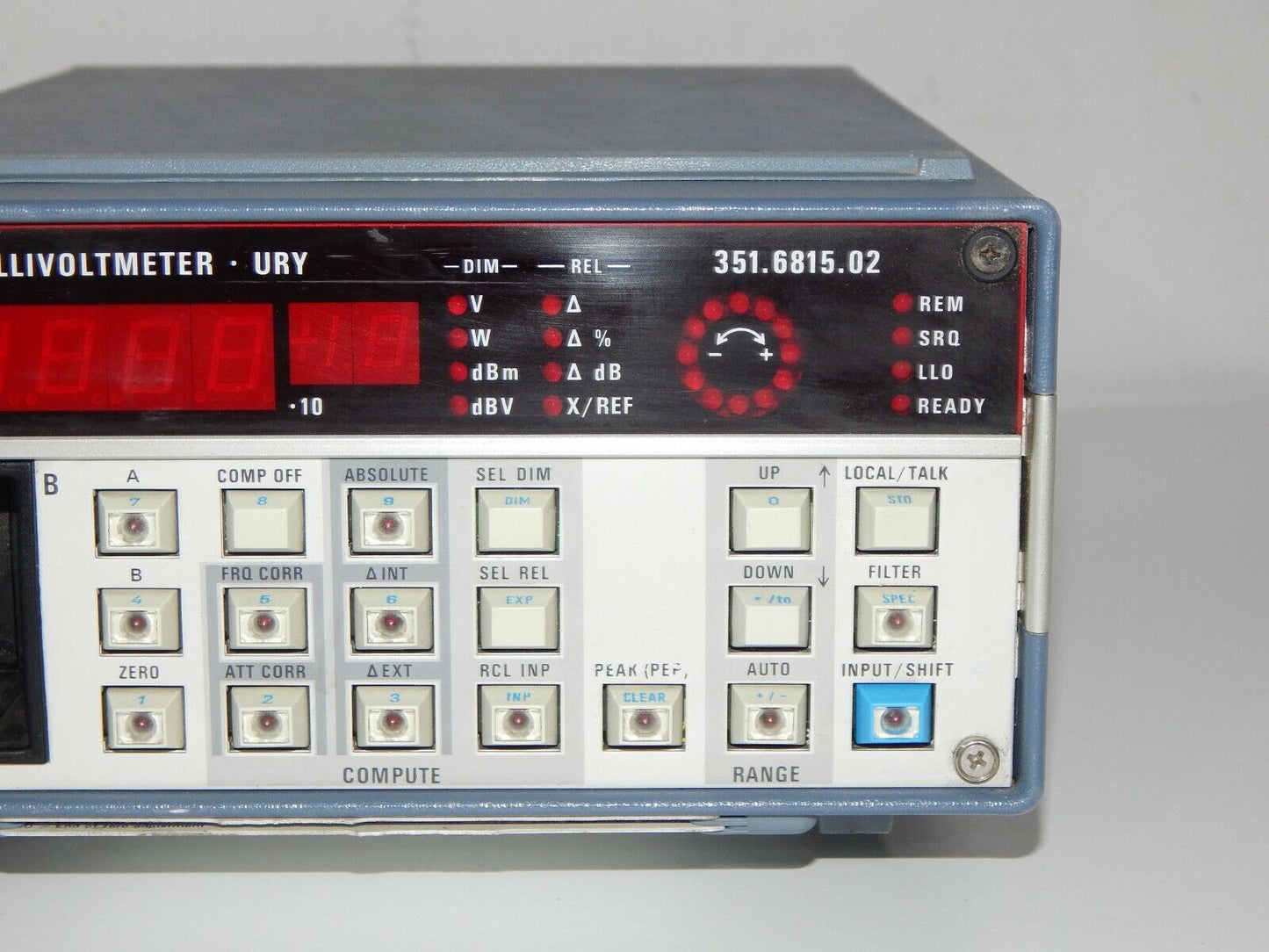 Rohde & Schwarz URY-B2 Millivoltmeter - ROHDE & SCHWARZ