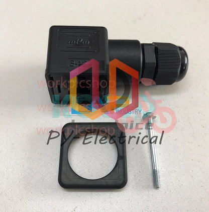 MPM B-12 DIN43650A junction box solenoid valve bellows plug C18309N22 21D