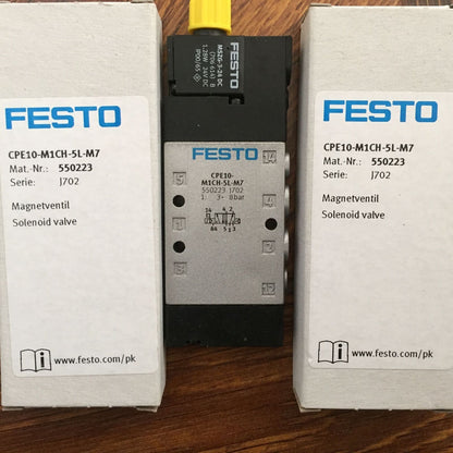FESTO CPE10-M1CH-5L-M7 Solenoid Valve - FESTO
