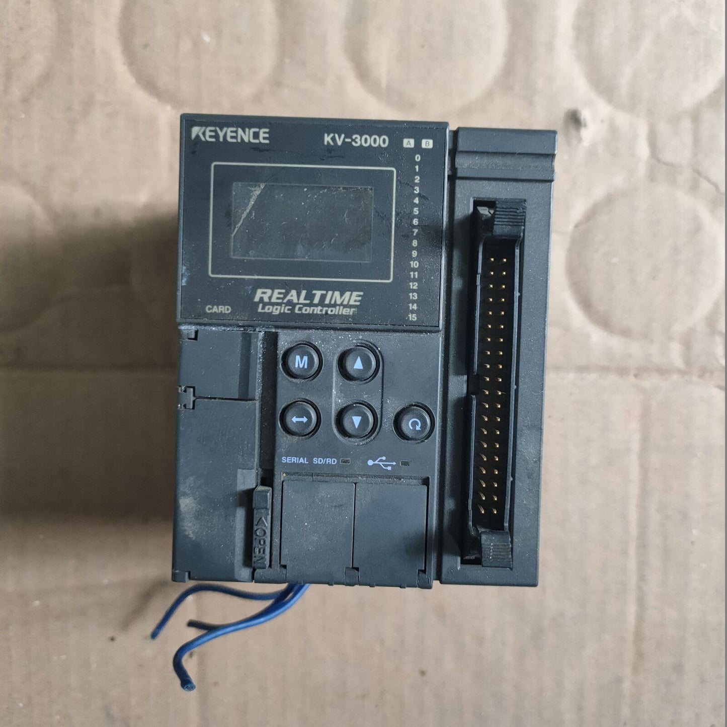 used Keyence PLC module KV-3000 Tested in Good Condition - KEYENCE