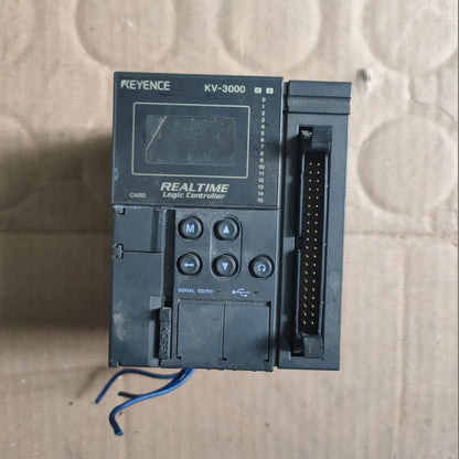 used Keyence PLC module KV-3000 Tested in Good Condition - KEYENCE