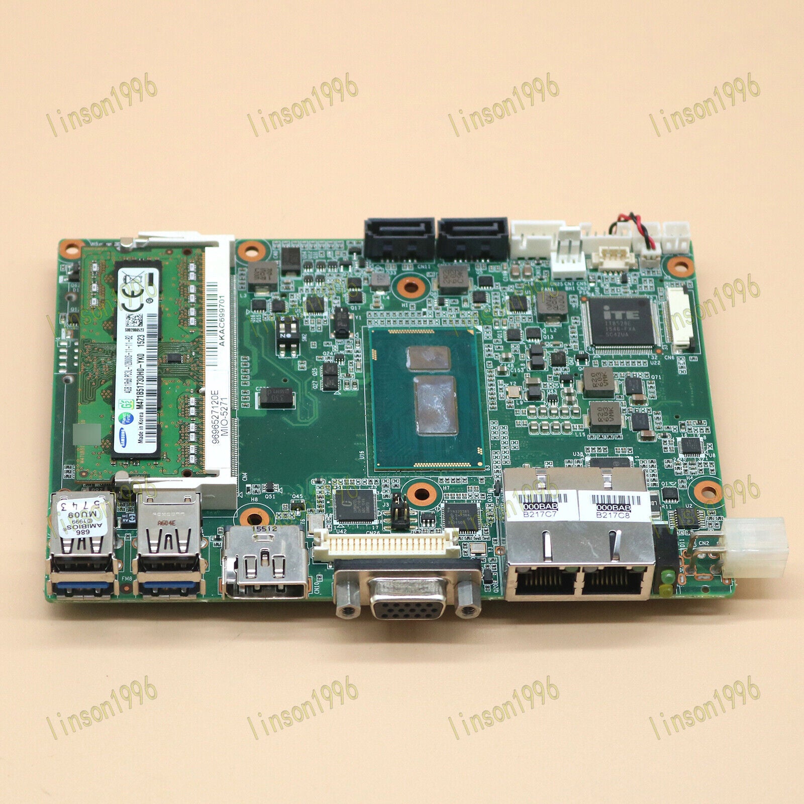 used 1pcs  Advantech Industrial Motherboard MIO-5271 A101-3 Tested In OK Advantech