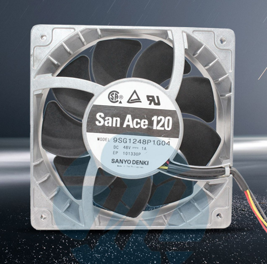 new SanAce 9SG1248P1G0412038 48V 1.0A 4-line  120MM Metal Shell Inverter Fan