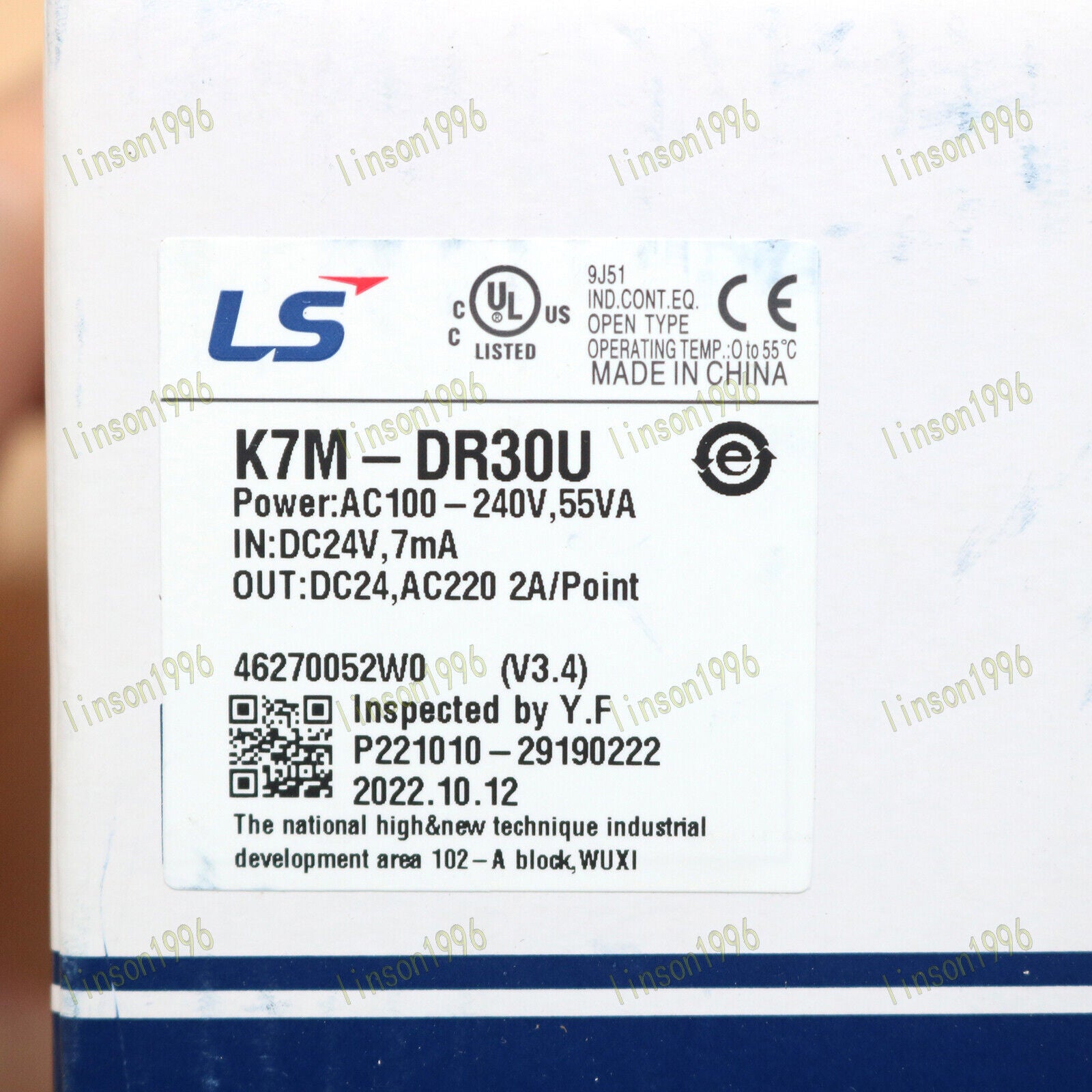 K7M-DR30U programmable controller 1 year - LG