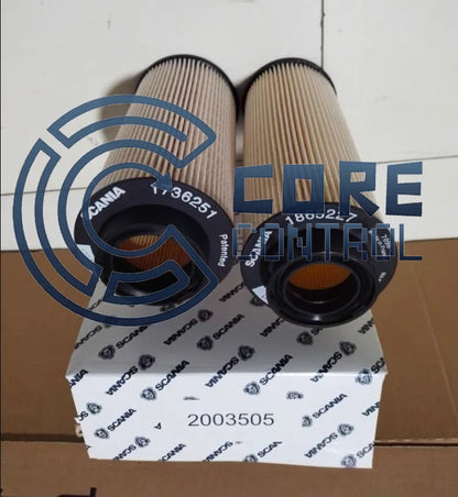 1Pcs Fits for 1736251 + 1865227 Diesel Fuel Filter Element Insert
