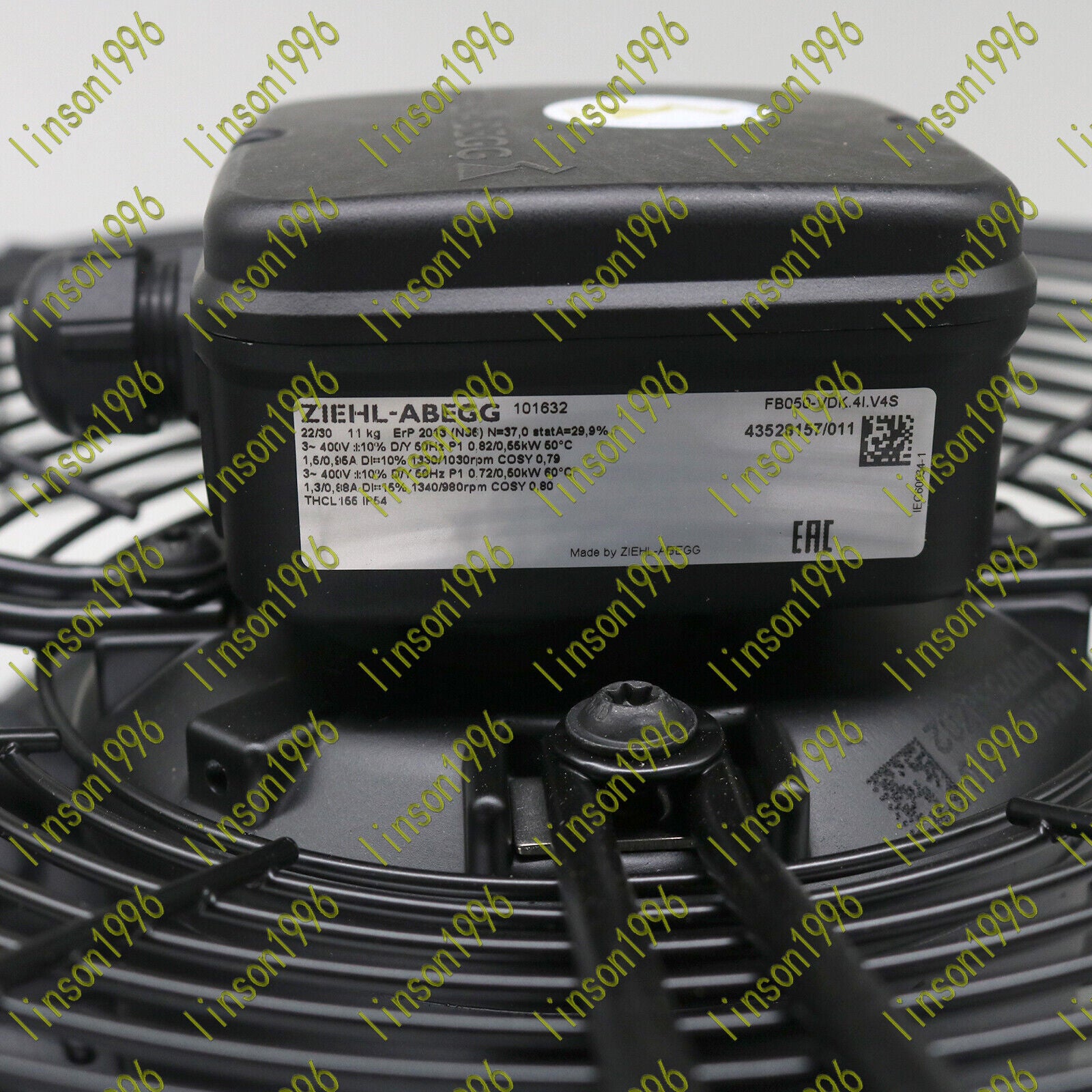 ZIEHL-ABEGG FB050-VDK.4I.V4S Axial Flow Fan - ZIEHL-ABEGG