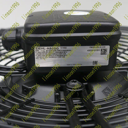 ZIEHL-ABEGG FB050-VDK.4I.V4S Axial Flow Fan - ZIEHL-ABEGG
