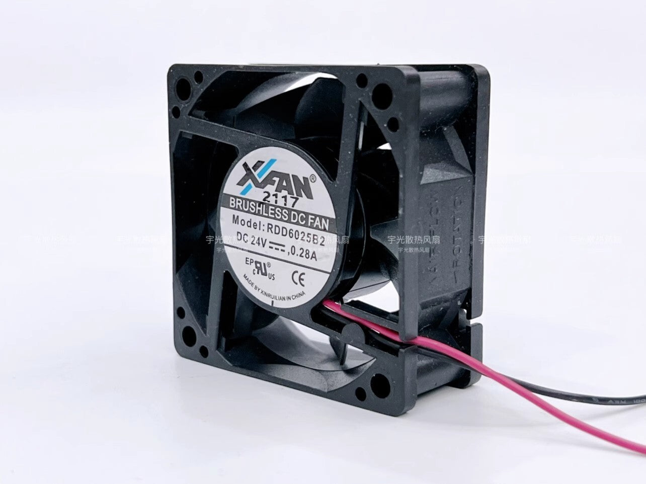 1PCS RDD6025B2 DC24V 0.28A 2-wire silent cooling fan