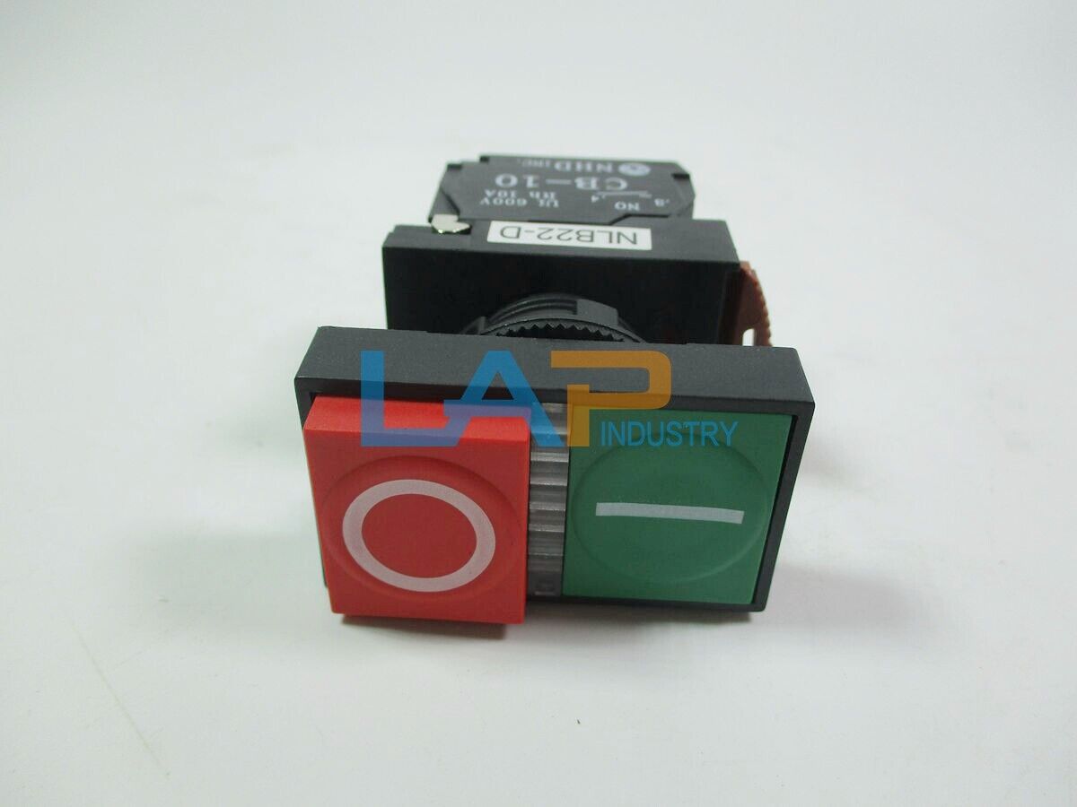 4PCS NEW NEW NHD NLB22-D Double Push Button Switches Protruding Head 220V 1A1B - NHD