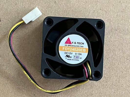 new for Y.S.TECH FD124020EB DC12V 0.12A 4020 40mm 4CM 40x40x20mm 3Pin Cooling Fan