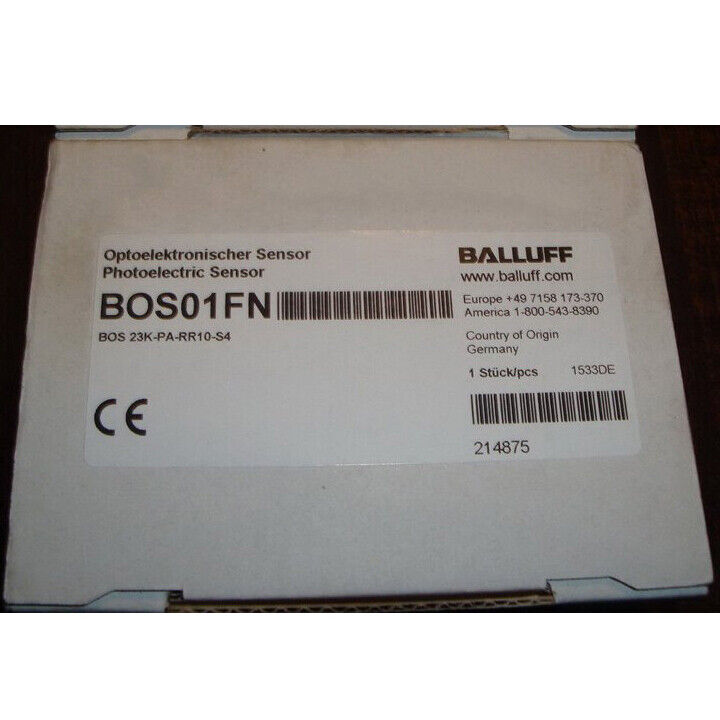 ONE BALLUFF Proximity Sensors BOS 23K-PA-RR10-S4 - ONE BALLUFF