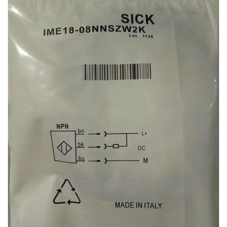 new ONE SICK IME18-08NNSZW2K Proximity Switch Sensor IME18-08NNSZW2K Proximity Switch Sensor - ONE SICK