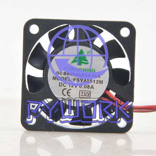 FONSONING 4CM FSY40S12M 12V 0.08A 4010 Charger Inverter Cooling Fan~
